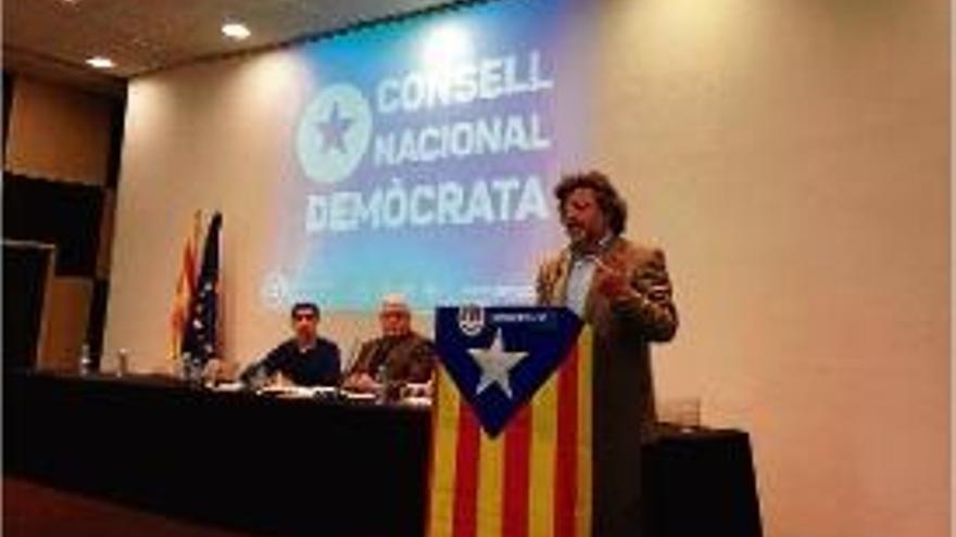 El portaveu de Demòcrates de Catalunya, Antoni Castellà, ahir.