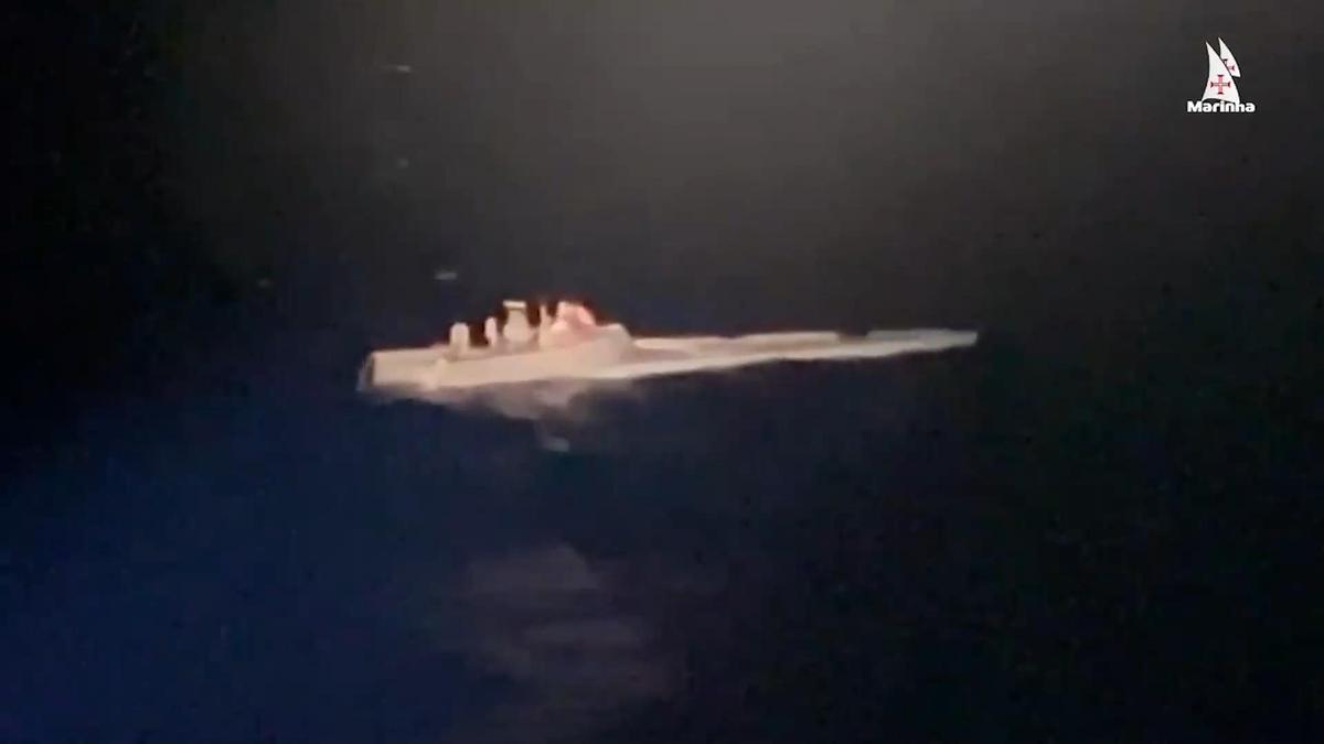La Marina portuguesa intercepta un narcosubmarino con 1,7 toneladas de cocaína de camino a la costa española