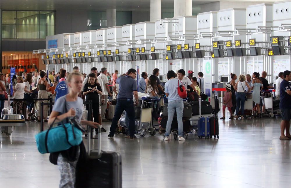Operación retorno en el aeropuerto de Málaga