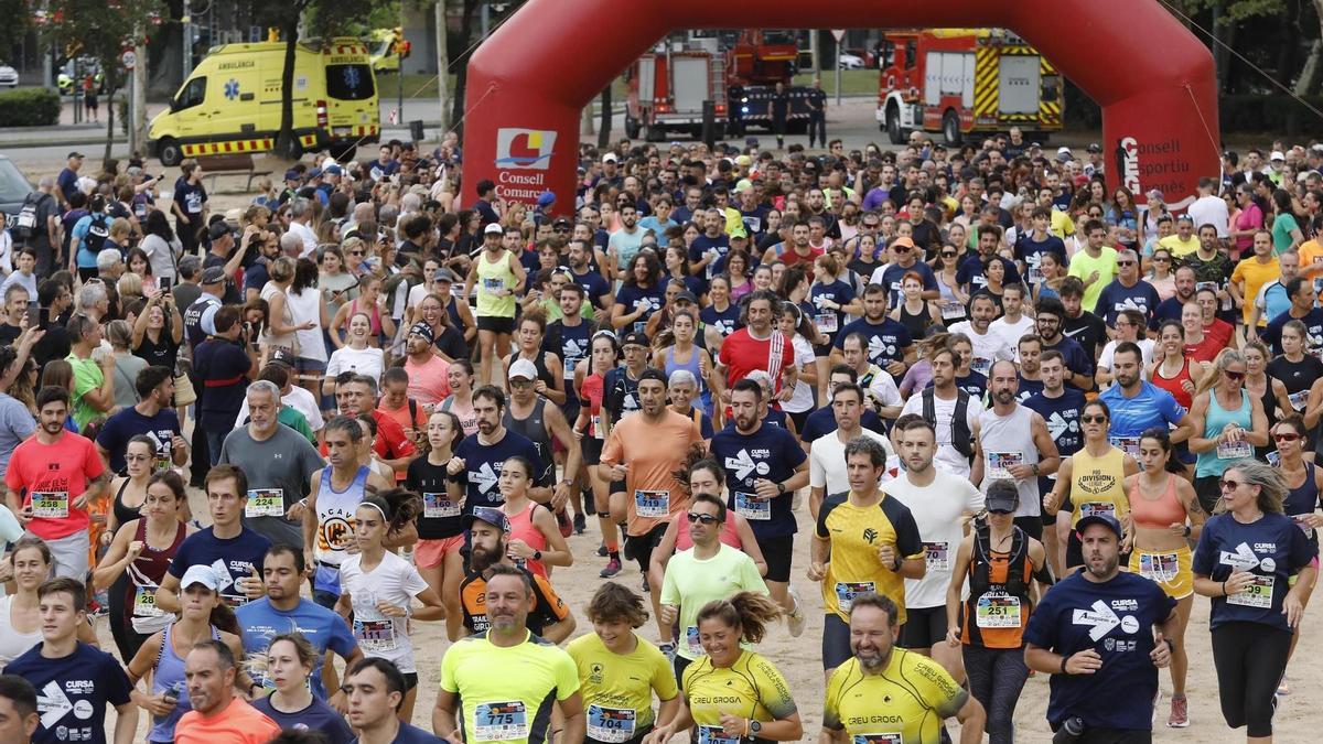 Multitudinari èxit de la Cursa dels Bombers amb l'Oncolliga