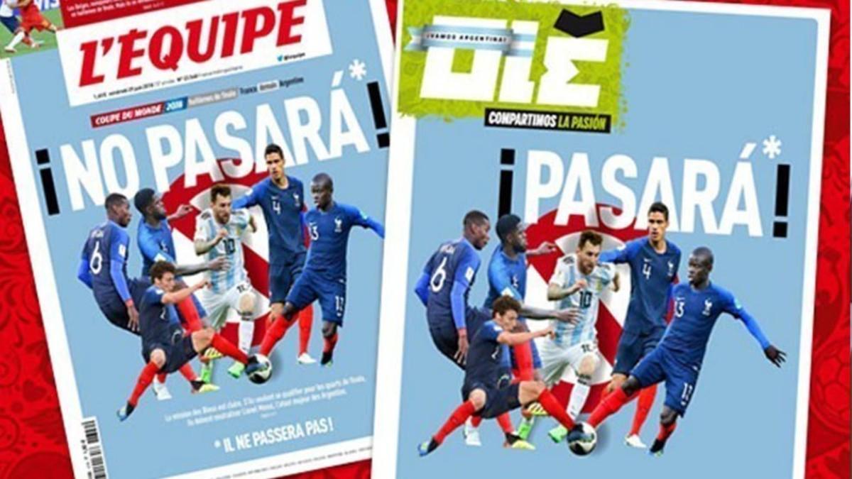La respuesta de 'Olé' a la portada de L'Equipe