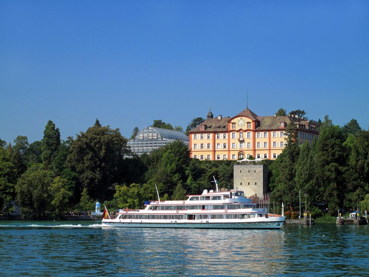 Barco en la Isla de Mainau, Alemania.