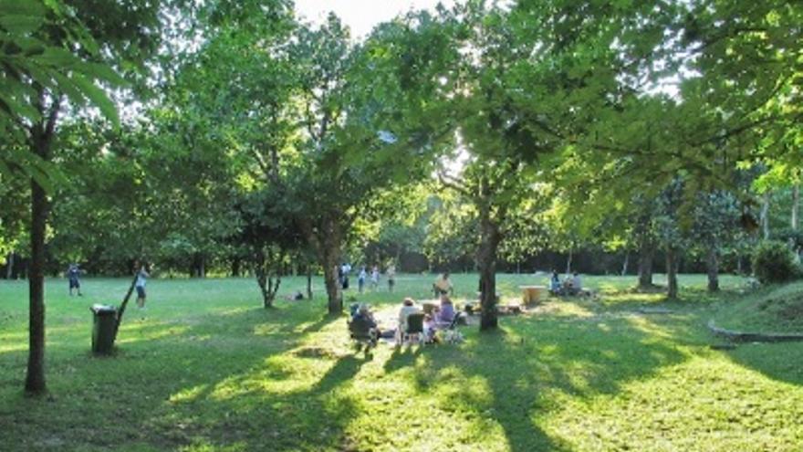 Foto de archivo del parque forestal de O Vixiador.