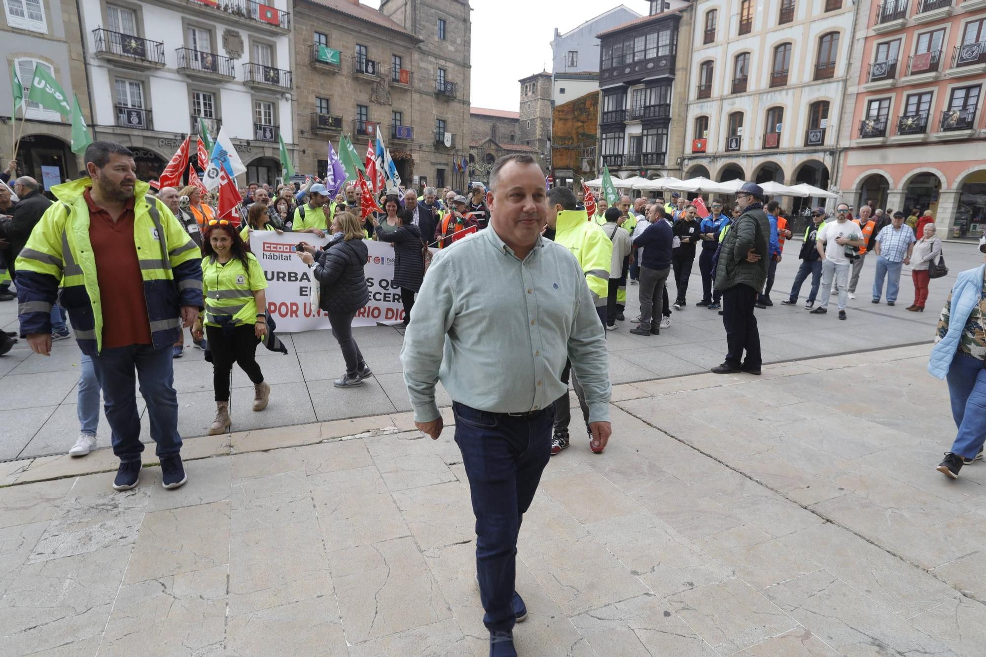 Manifestaci�n de trabajadores de Urbaser (20).jpg