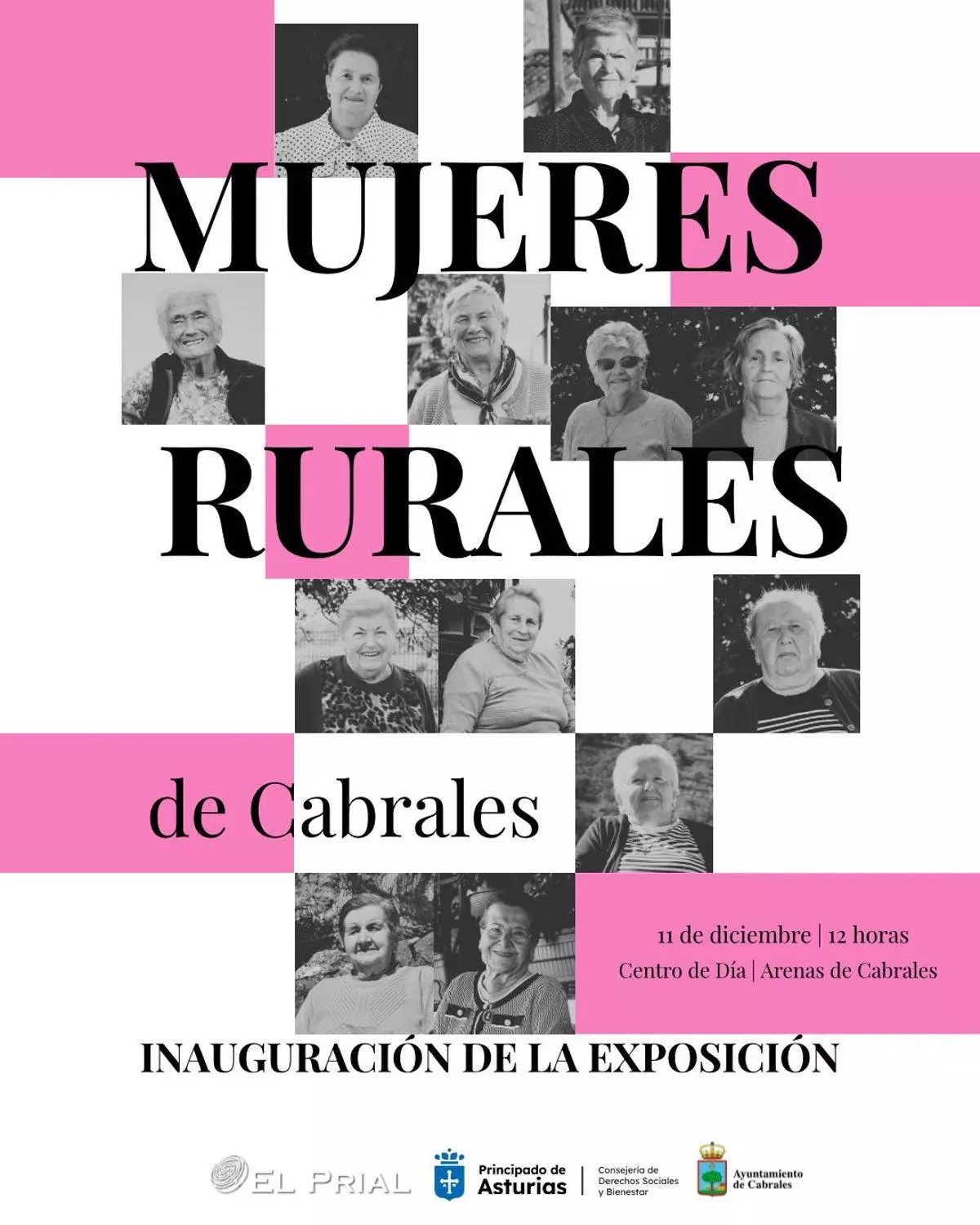 Inauguración de la exposición "Mujeres rurales de Cabrales"
