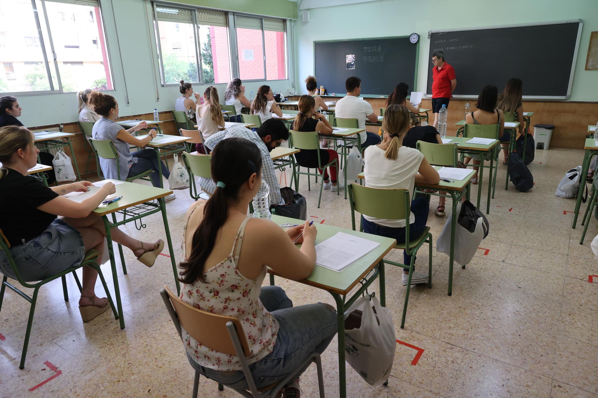 Nervios e incertidumbre: Así han sido la oposiciones docentes en Castellón