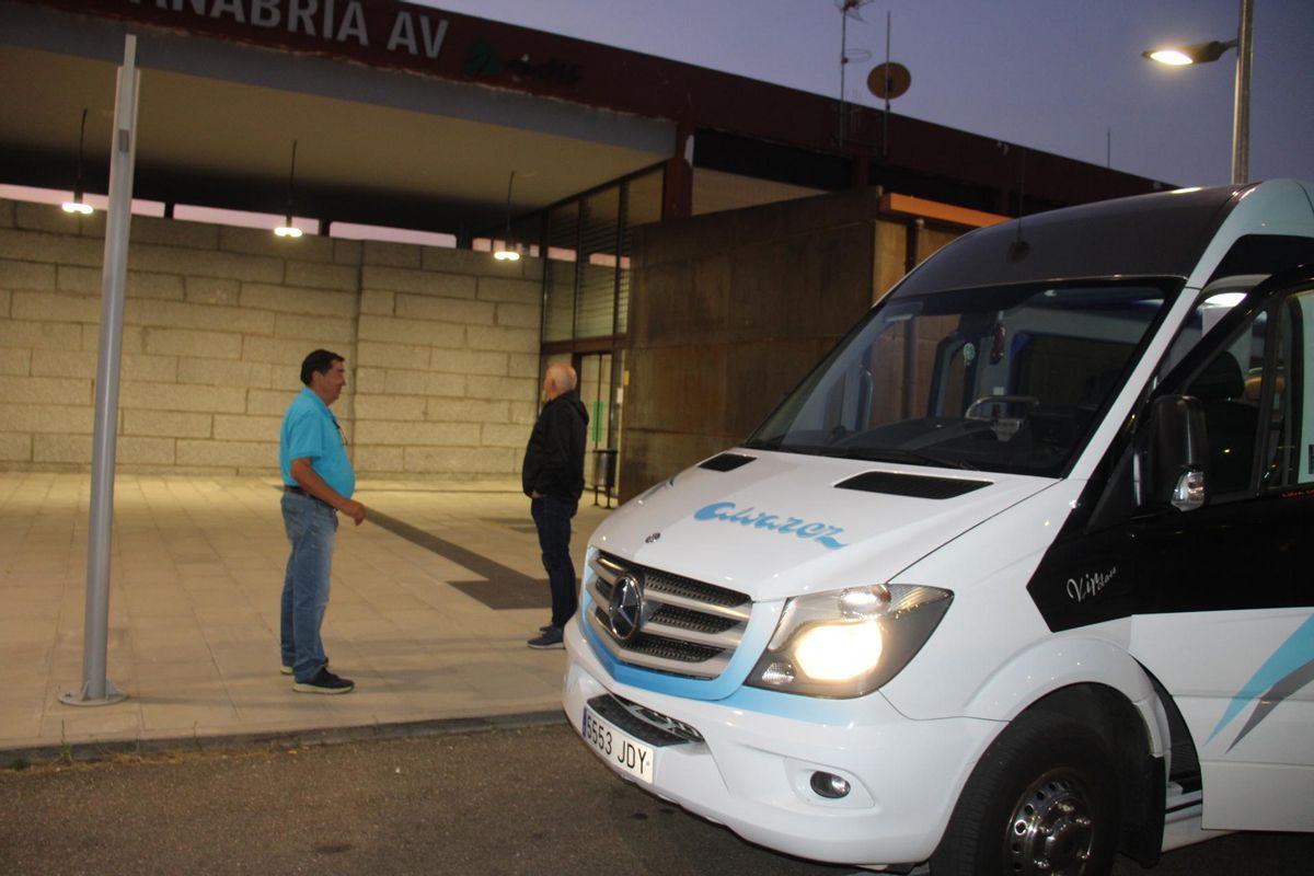 Primer viajero en la estacióin de Puebla