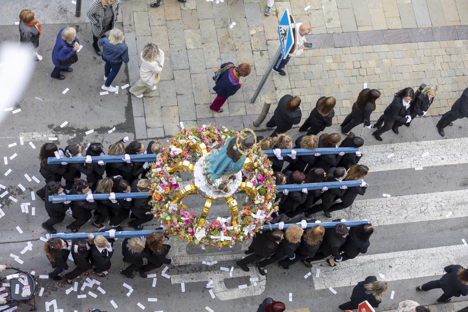 Las imágenes de la procesión del Encuentro del Domingo de Resurrección en Torrevieja