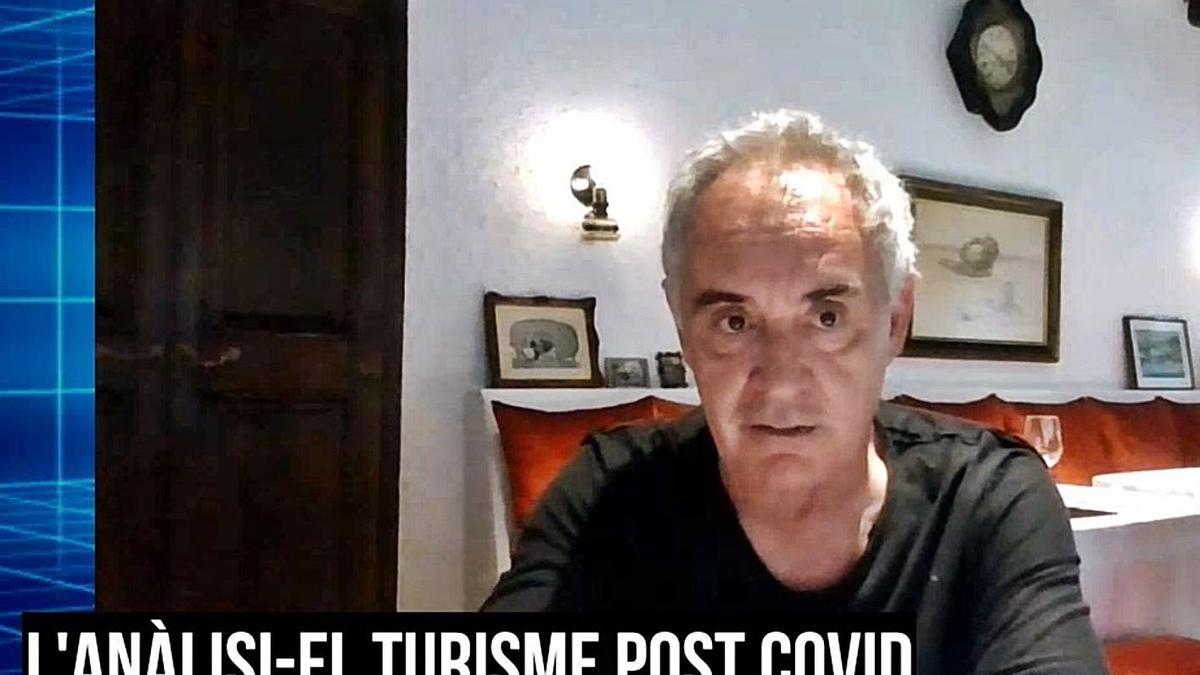 Ferran Adrià ha intervingut en el programa de televisió des d’una sala d’elBulli1846 | EMPORDÀ TV