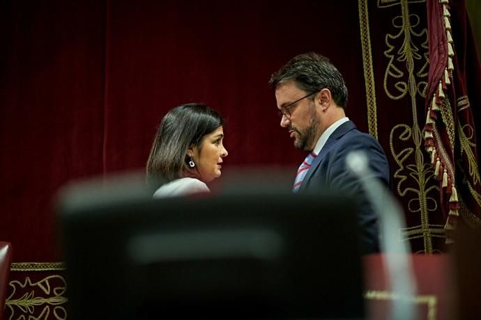 Pleno Parlamento de Canarias. Asier Antona, ...
