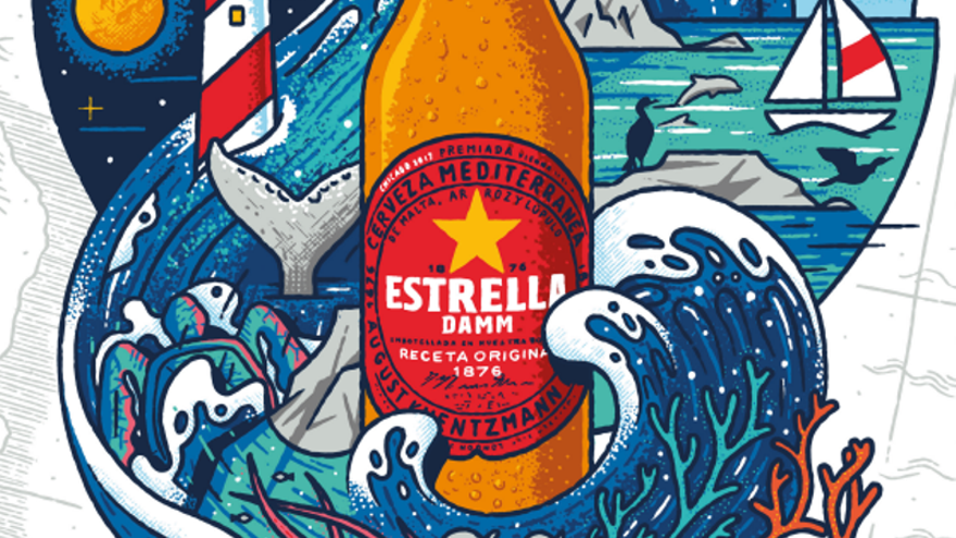 Una creatividad de Estrella Damm.