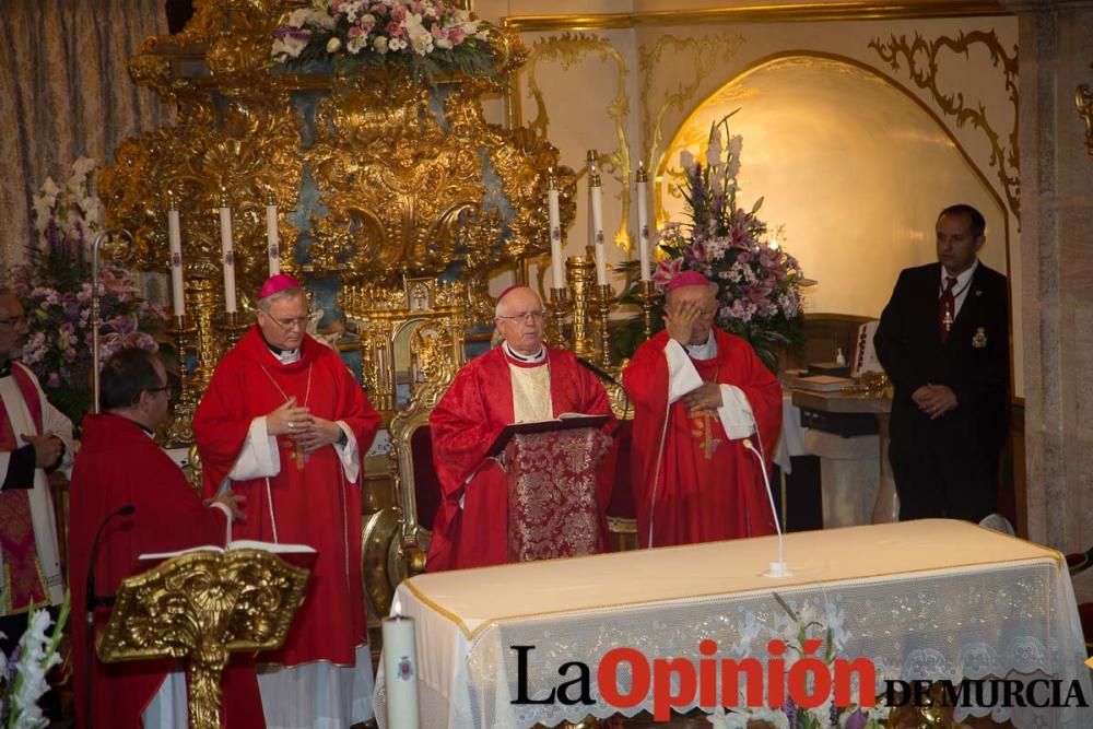 El arzobispo de Santiago visita Caravaca