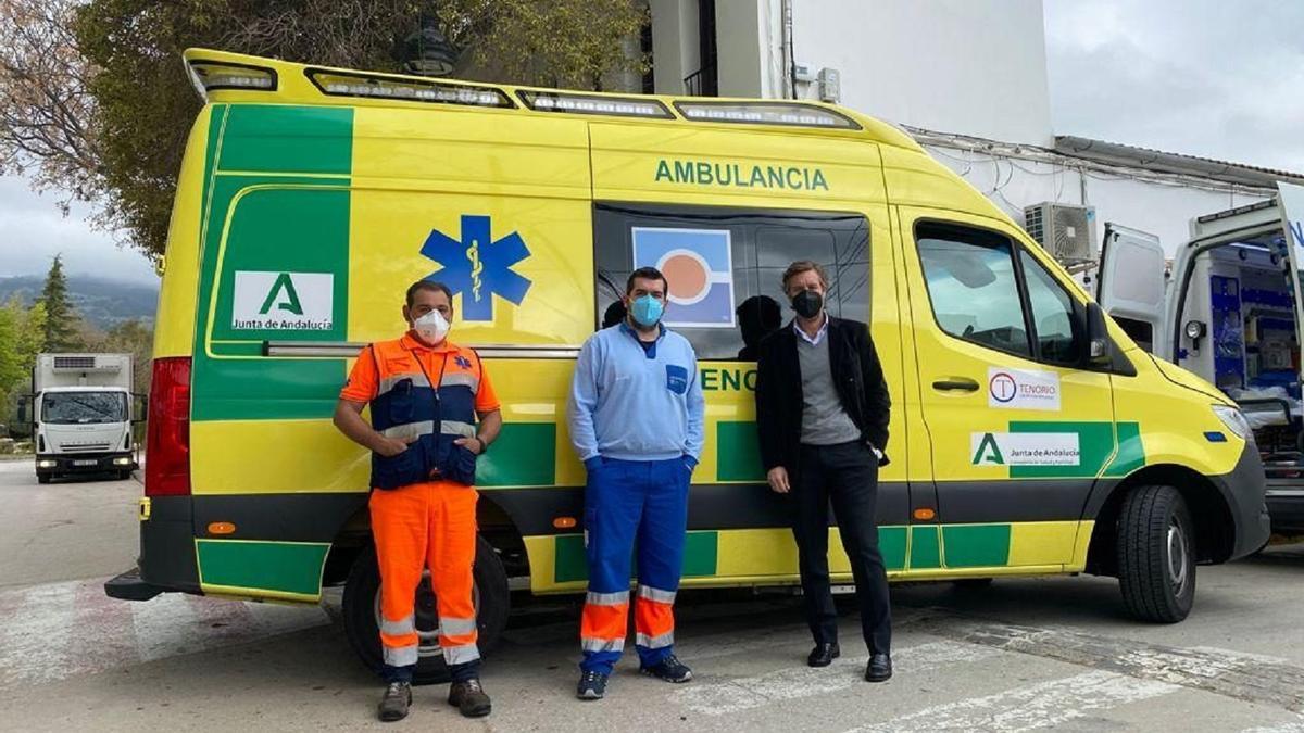 Una de las últimas ambulancias incorporadas al Área de la Serranía de Ronda.