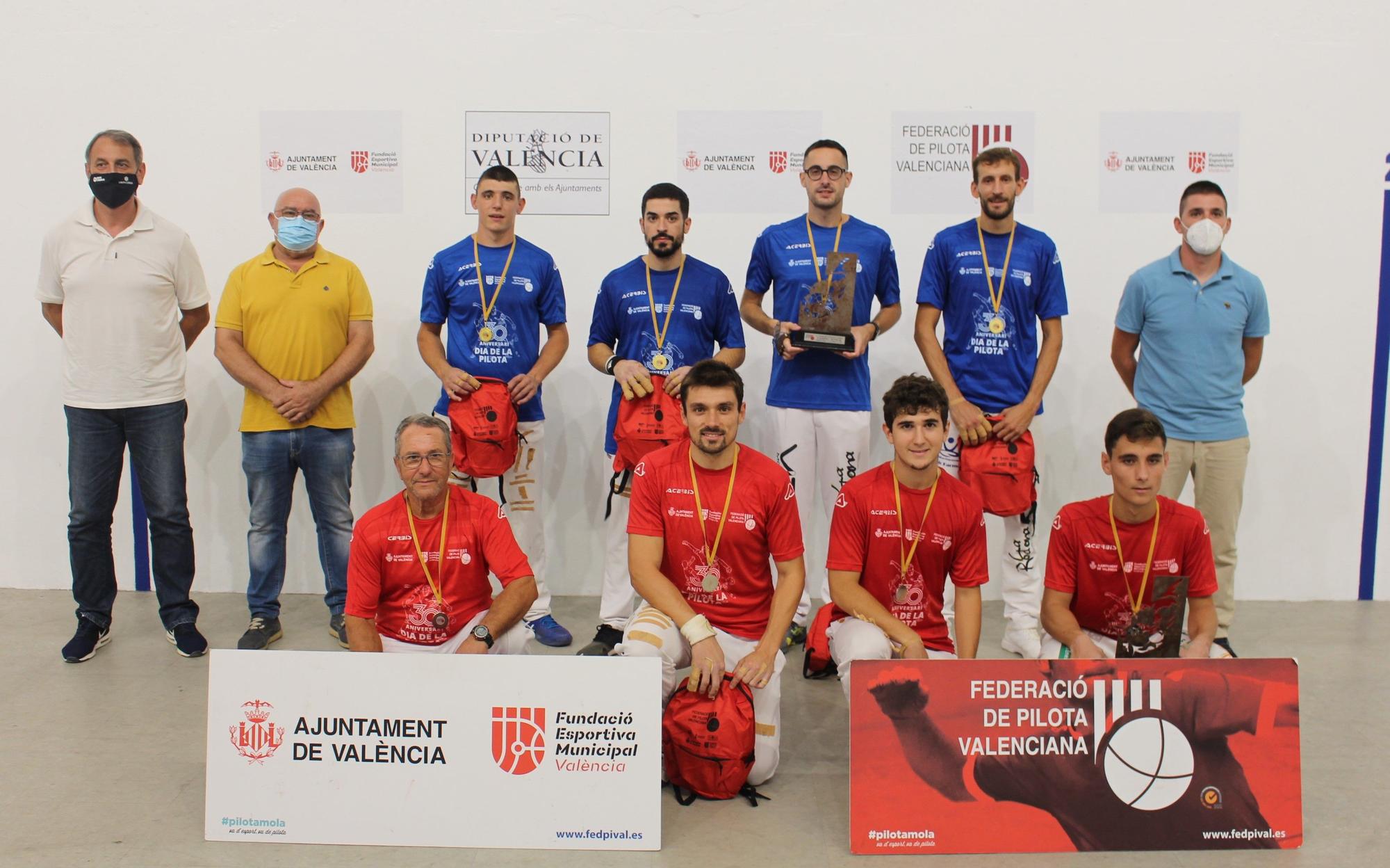 foto 1.Finalistes Supercopa Absoluta d´escala i corda, Faura i Onda