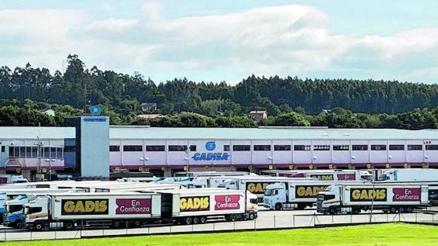 Sede central de  la cadena de supermercados  Gadisa, en Betanzos.