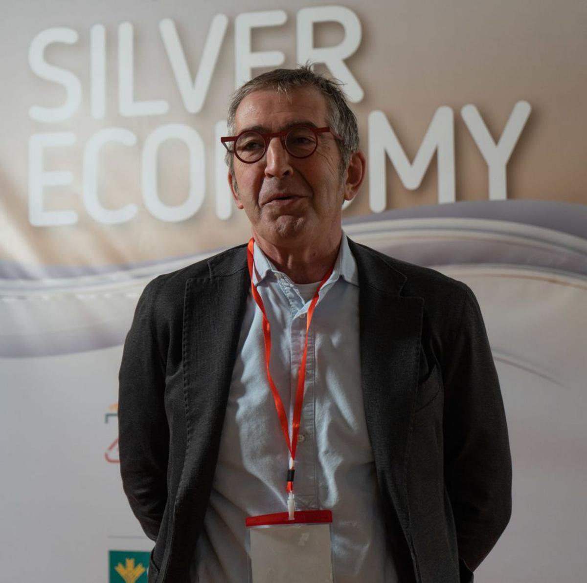 El experto en demencias, en el Congreso Silver Economy. | J.L. Fernández
