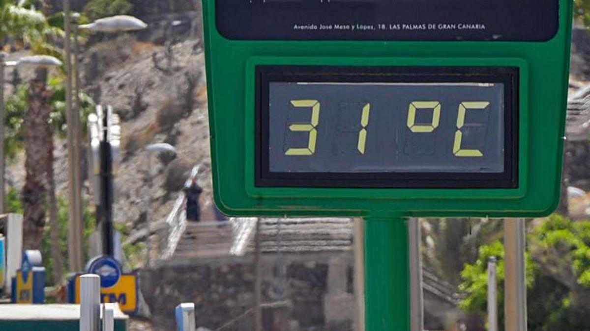 Llegada de calor a Canarias