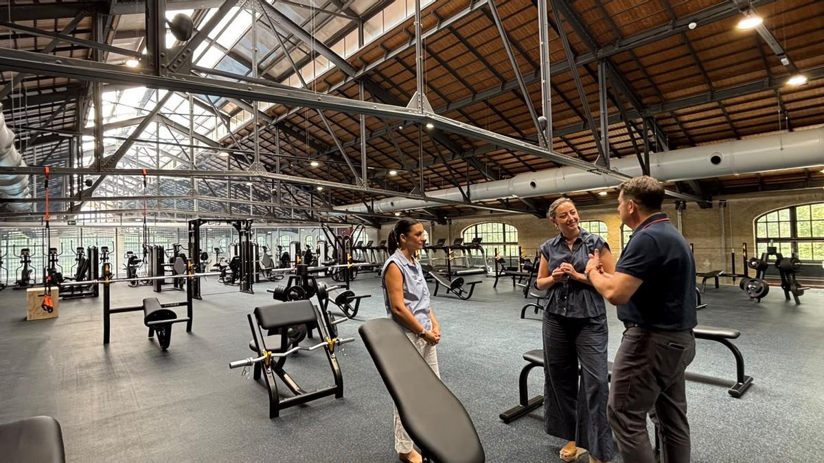 La sala de musculación, disponbible para usuarios desde hoy