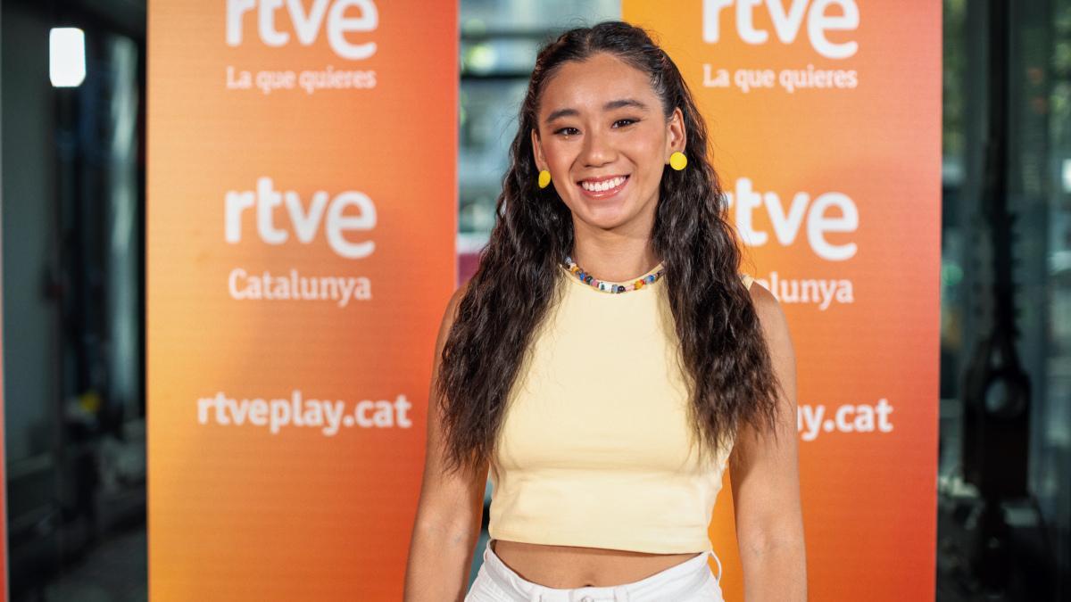 Shalana Rodríguez en la presentación de la nueva temporada de RTVE Catalunya.