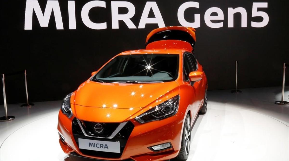 jcarmengol35719848 a nissan micra is displayed at the mondial de l automobile  160929190946