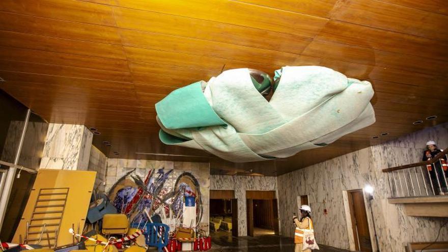 El jurado de GESA obliga a Cruz y Ortiz a conservar el mural de Castaldo, la celosía y la lámpara de Ferragut