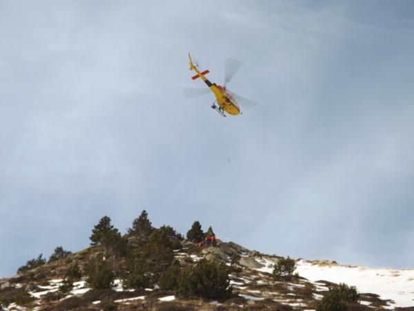 Simulacre de rescat a Vallter