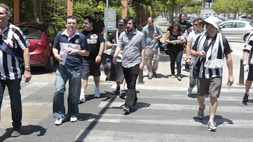 Aficionados con la casaca albinegra