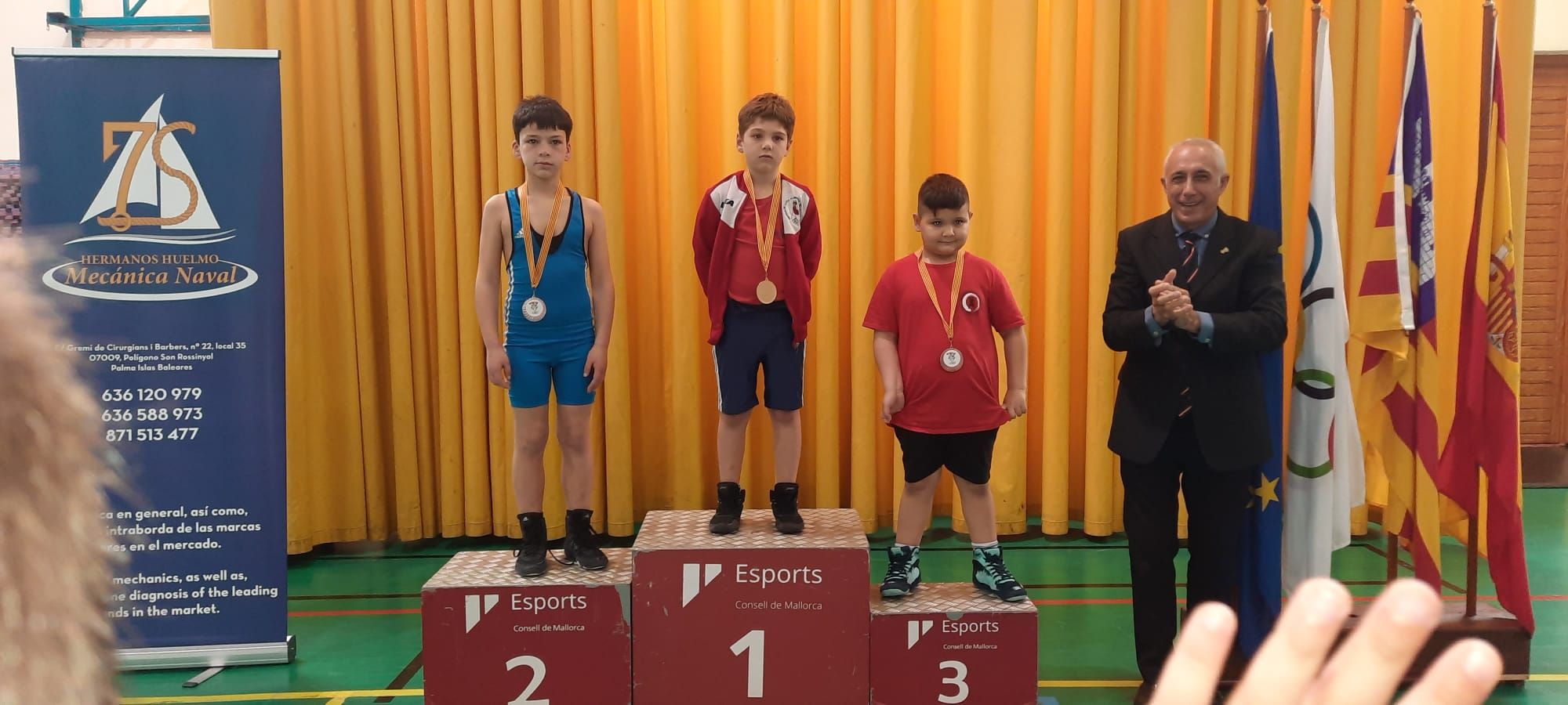 Calvià acogió el Campeonato de Baleares de lucha olímpica de base