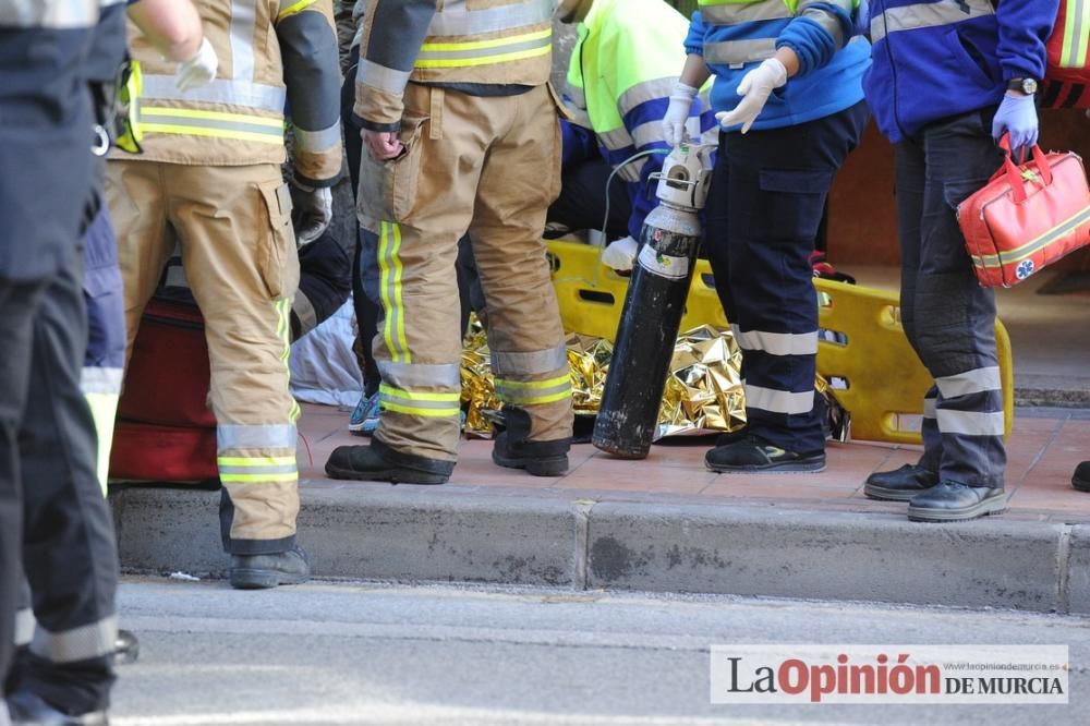 Incendio en un piso en San Andrés