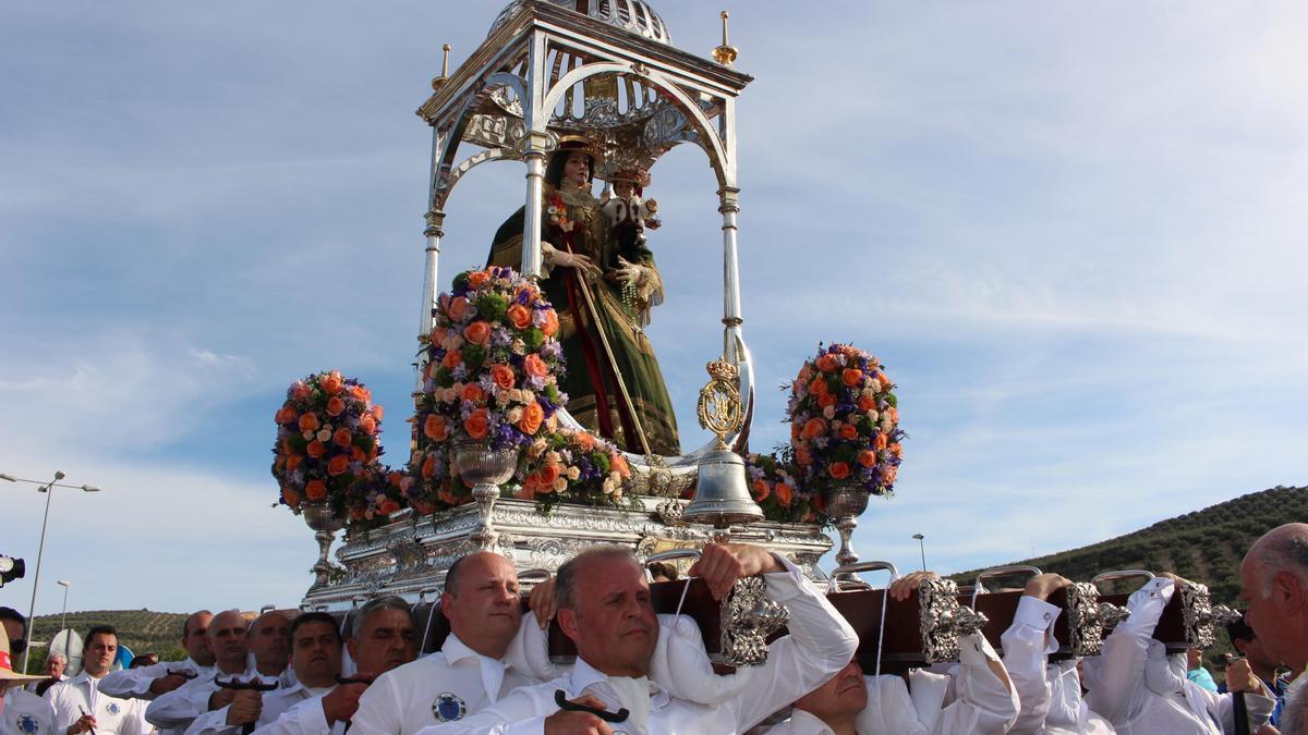 Virgen de Araceli este domingo en procesión.