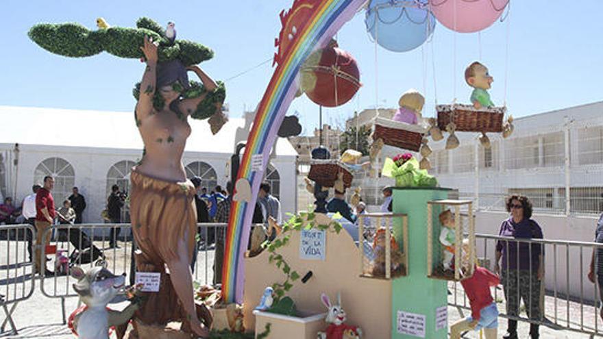 Una edición anterior de las fallas de Sant Antoni.