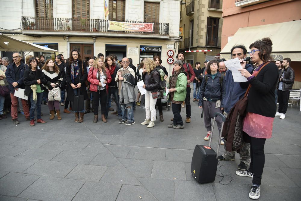 Manifestació contra l''actuació dels Mossos a Manresa