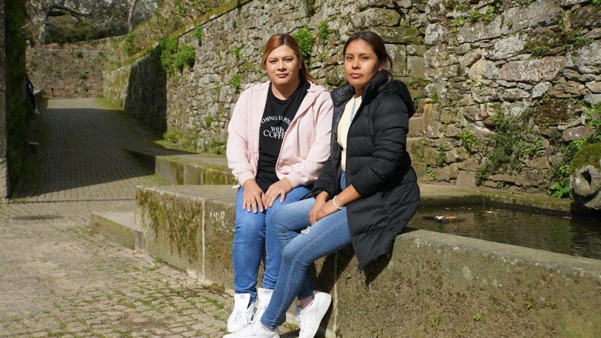 Bianka Rodríguez y Marcella Hernández, activistas salvadoreñas por los derechos del colectivo LGTB, de gira estos días por Galicia con Asemblea de Cooperación pola Paz (ACPP)