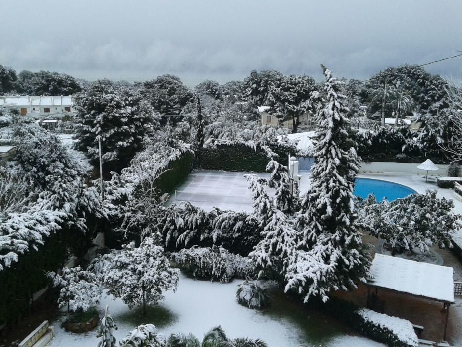 Nieve en Dénia.