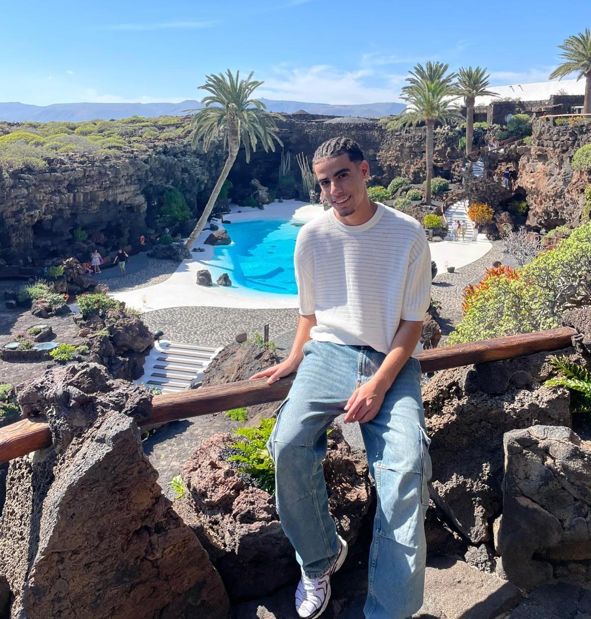 Idir Tiguit, en Jameos del Agua, en Lanzarote.