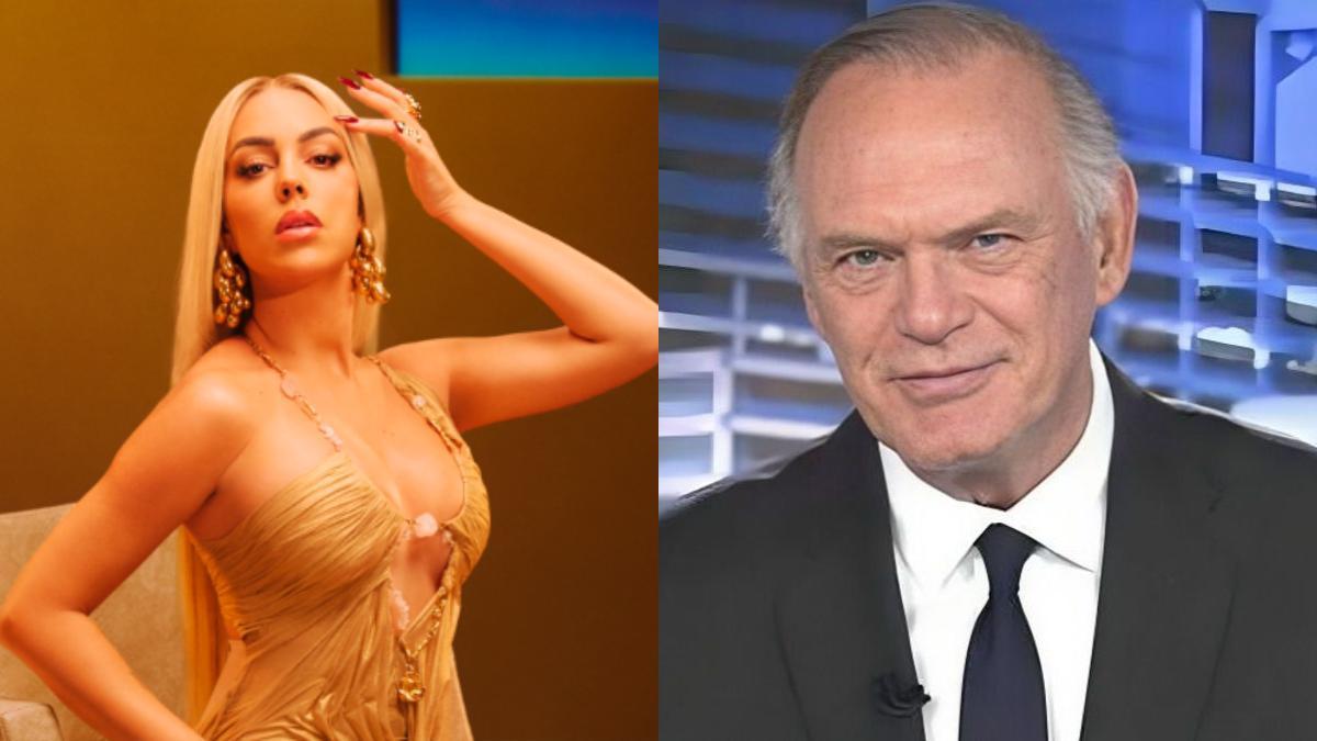 A la izquierda Georgina Rodríguez, a la derecha Pedrl Piqueras