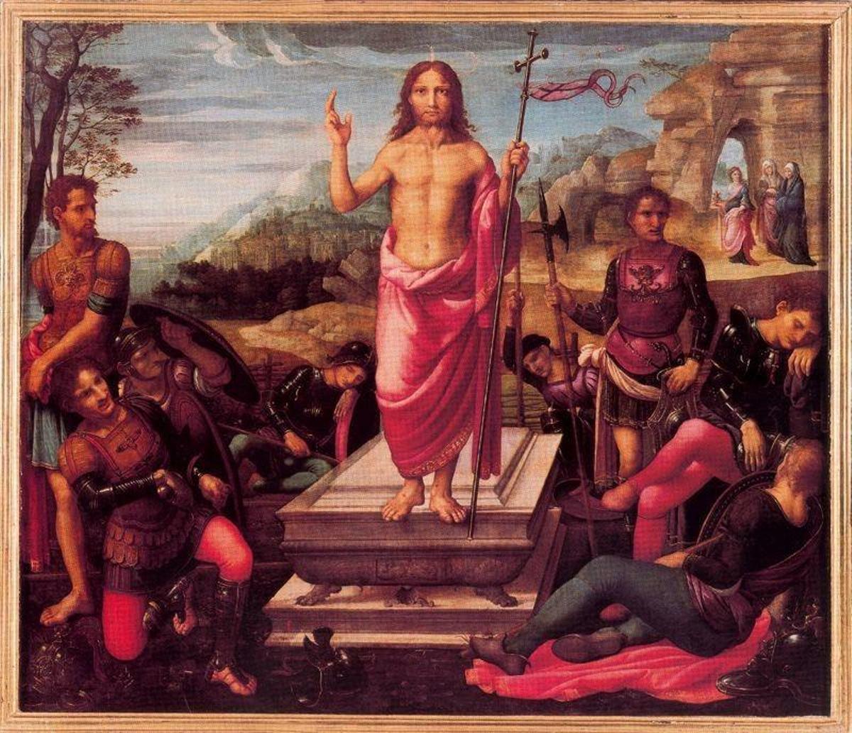 Jesús Ressuscitat, del retaule de la catedral de València.