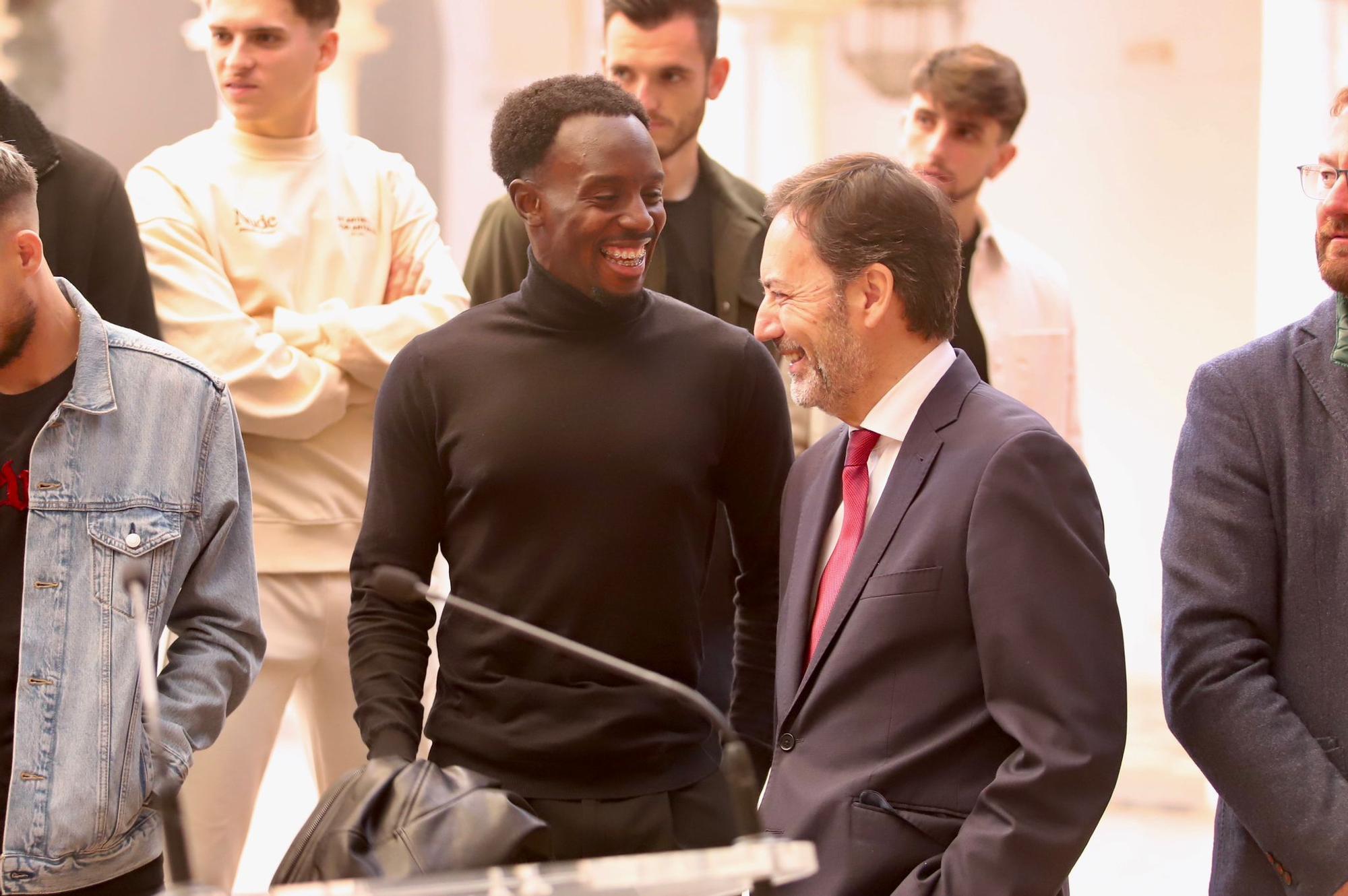 La firma del convenio entre la Diputación y el Córdoba CF, en imágenes