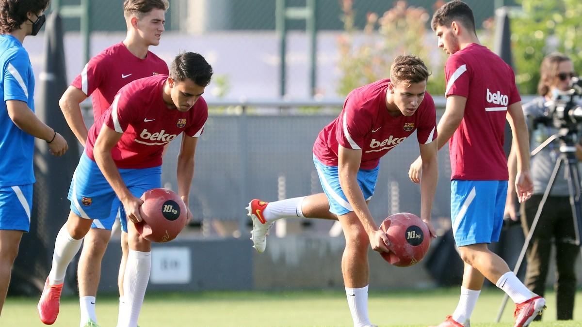 Así ha sido el último entrenamiento del Barça antes de jugar contra el Getafe