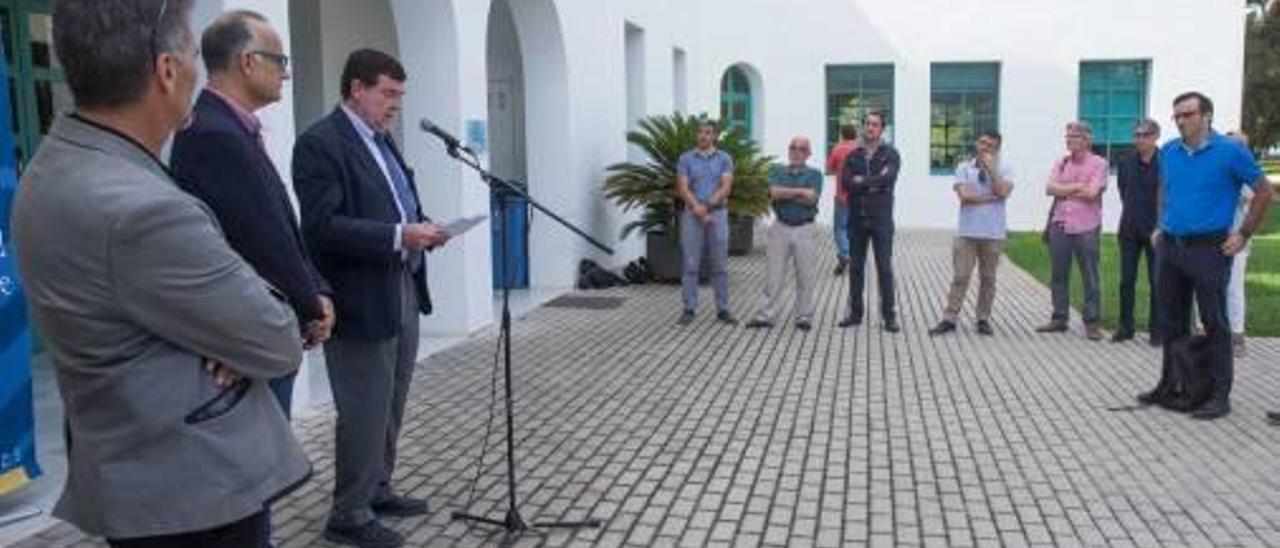 Intervención del decano de los arquitectos de la Comunidad.