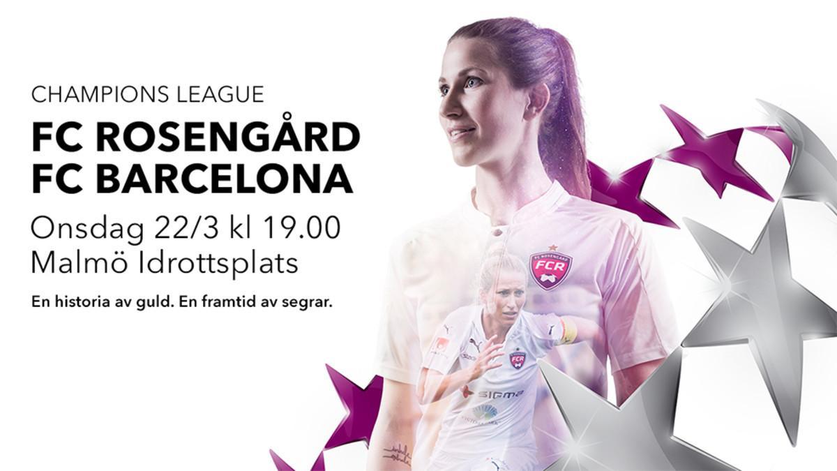 El Rosengard-Barça se disputará este miércoles a las 19:00h. en Malmö