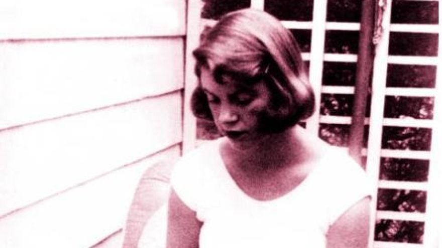 La escritora Sylvia Plath.