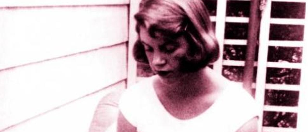 La escritora Sylvia Plath.