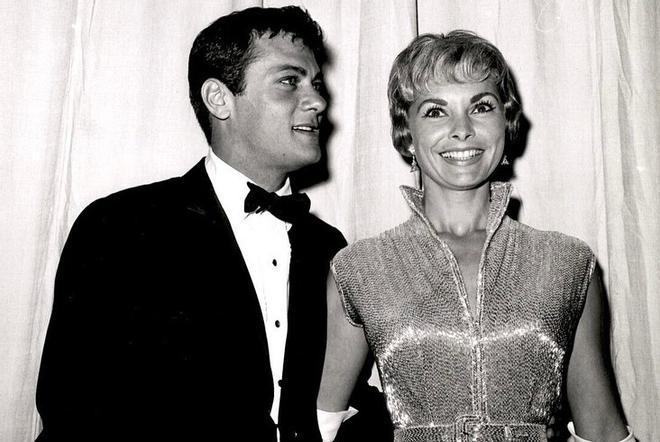 Los actores Tony Curtis y Janet Leigh