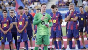Ter Stegen durante su discurso