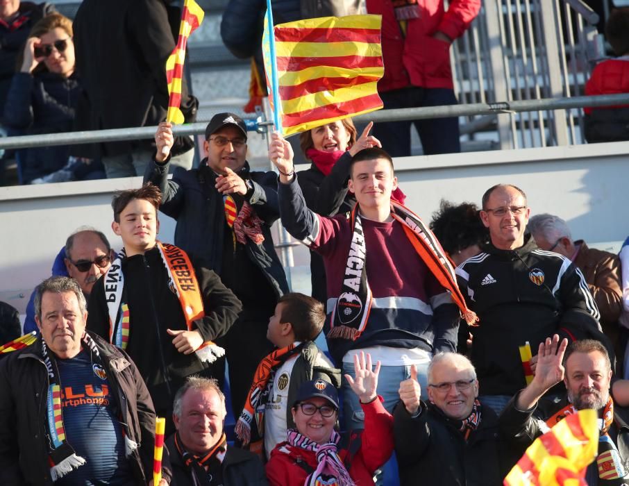 Afición en el Huesca - Valencia CF