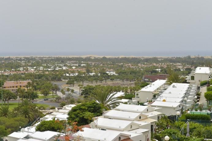 Calima en Maspalomas