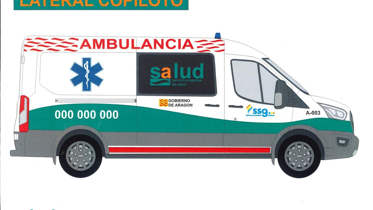 El nuevo modelo de ambulancias que entrará en servicio en Aragón a partir de septiembre.