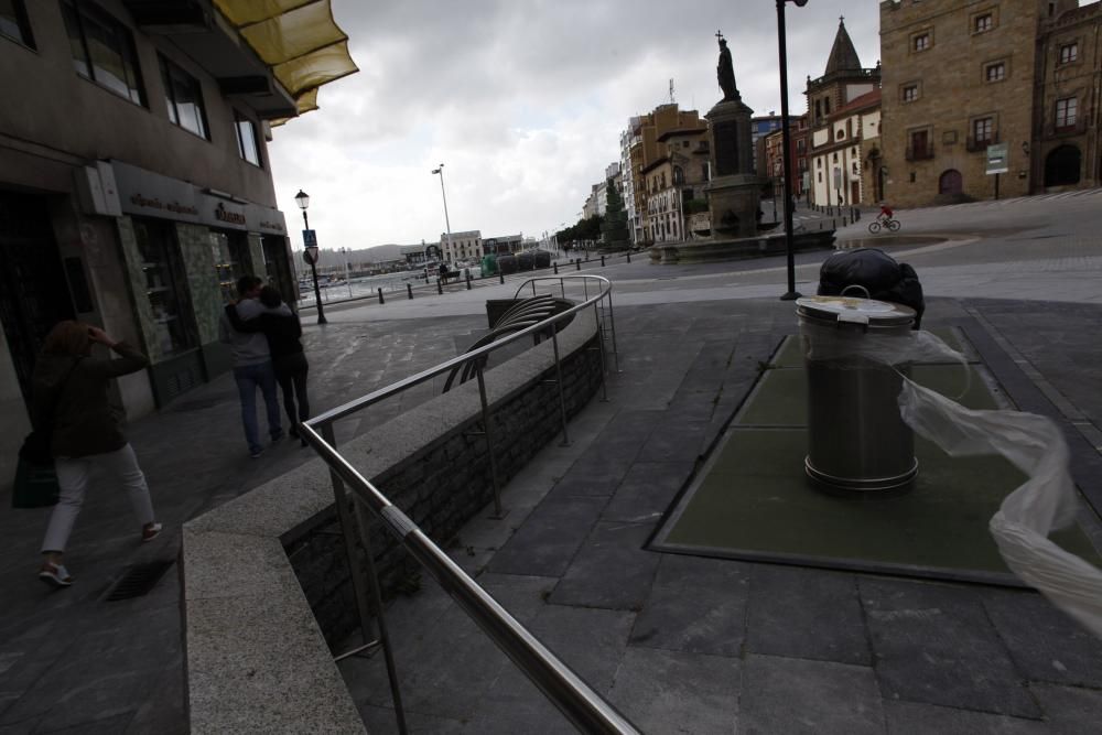 Viento en Gijón