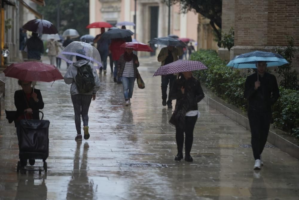 La DANA deja lluvia en València